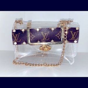 Refurbished Louis Vuitton Clear crossbody